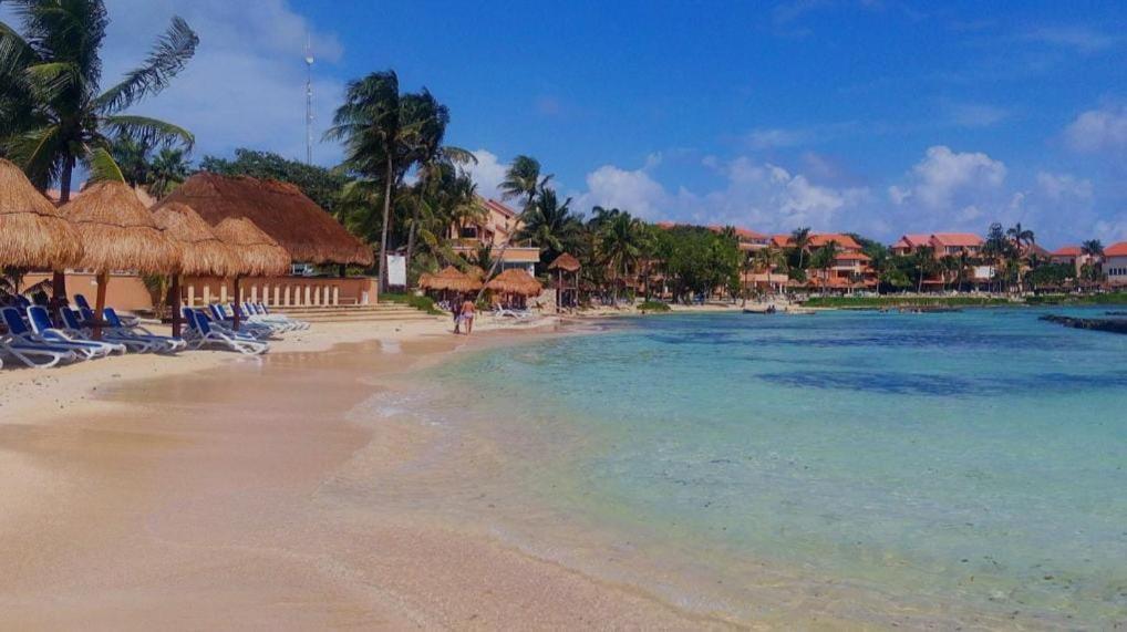 Puerto Aventuras, Departamento A Unos Pasos De La Playa Apartment Екстериор снимка